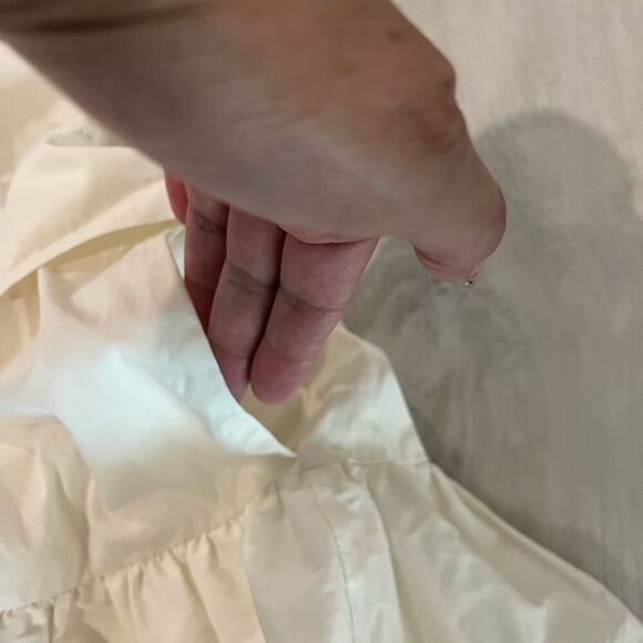 FRAME  RUCHED SLEEVE DRESS size L - Picture 7 of 9